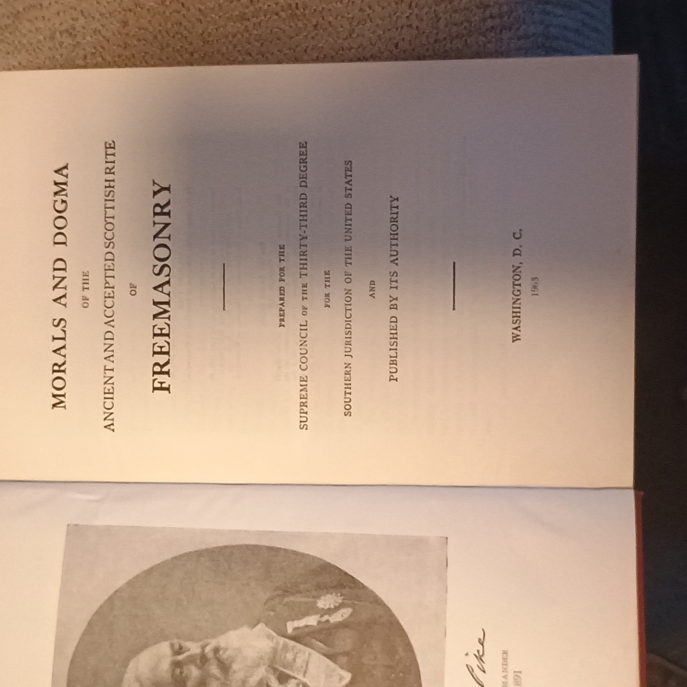 Morals and Dogma Book with Classic Design